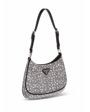 Prada クレオ クリスタル装飾ショルダーバッグ（メタリック） - サムネイル4
