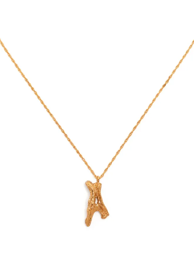 LOVENESS LEE LOVENESS LEE アルファベットペンダントネックレスの商品画像