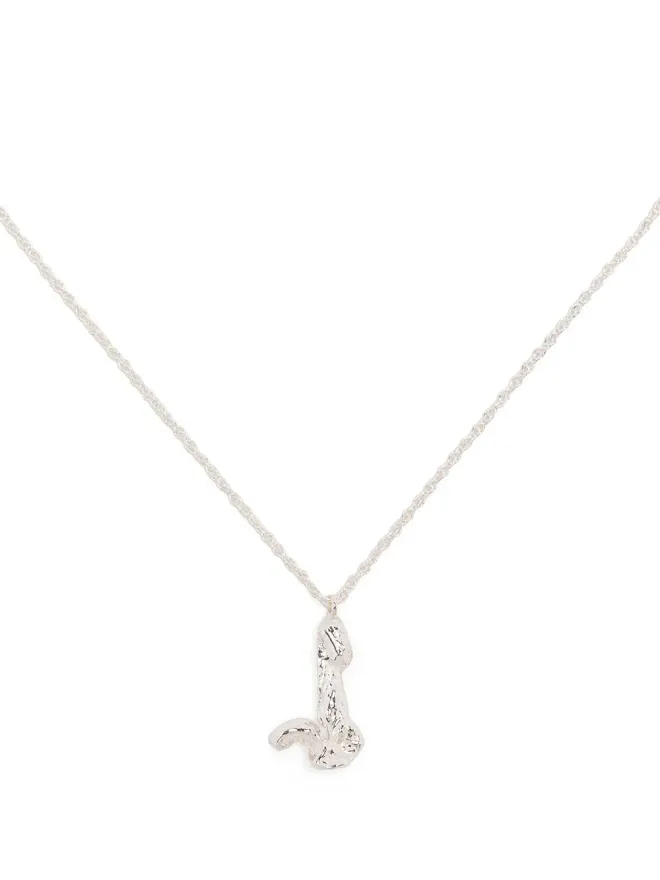 LOVENESS LEE LOVENESS LEE Jアルファベットペンダントネックレス（シルバー）の商品画像