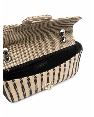 CHANEL ビンテージ ラフィアショルダーバッグ - サムネイル5