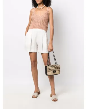 CHANEL ビンテージ ラフィアショルダーバッグ - サムネイル2