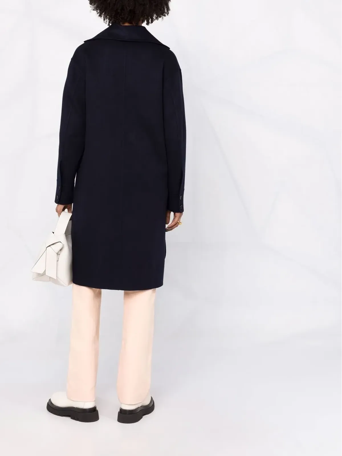 Jil Sander ボタンフロントコート - 画像4