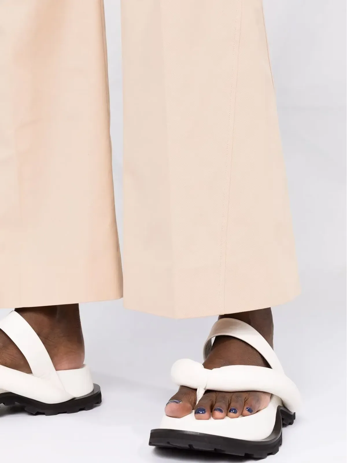 Jil Sander ストレートレッグ コットンパンツ - 画像3