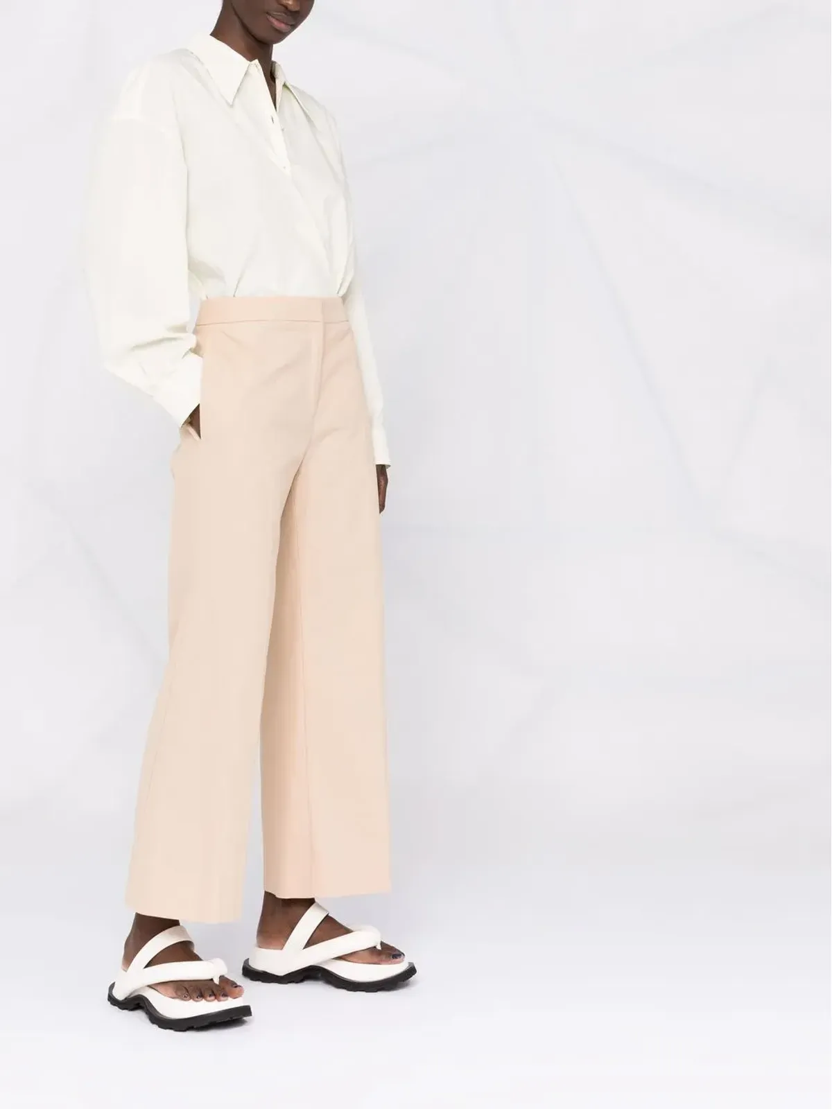 Jil Sander ストレートレッグ コットンパンツ - 画像4