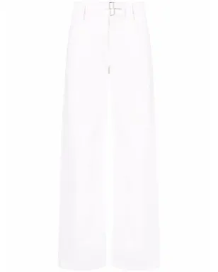 Jil Sander wide-leg denim jeans - White - サムネイル1