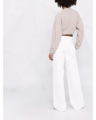 Jil Sander wide-leg denim jeans - White - サムネイル4