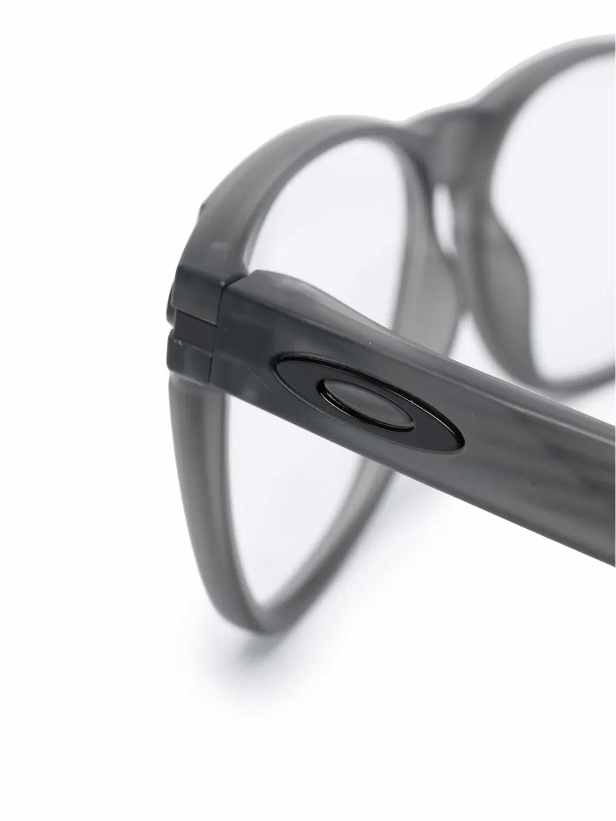 Oakley 長方形フレーム眼鏡（グレー） - 画像3