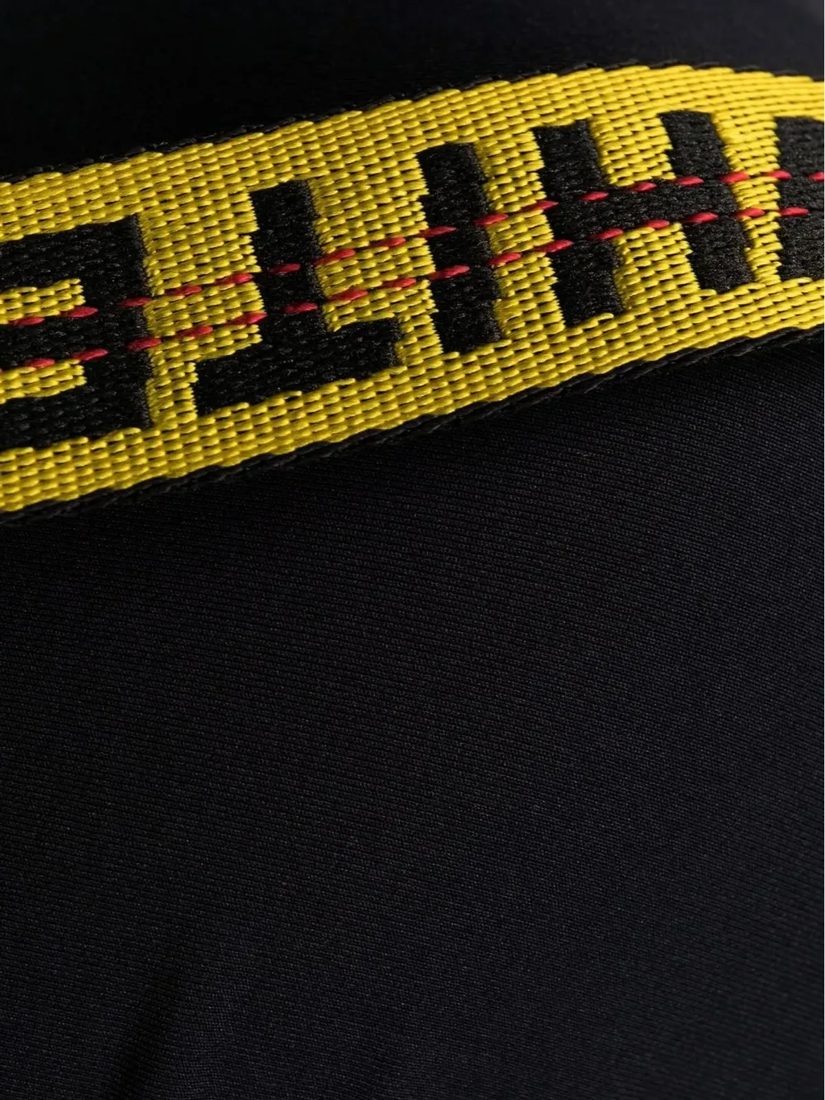 Off-White インダストリアルストラップ アシンメトリック ワンピース水着 - 画像3