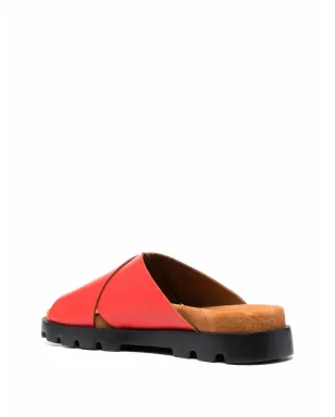 Camper Brutus レザーサンダル - レッド - サムネイル3