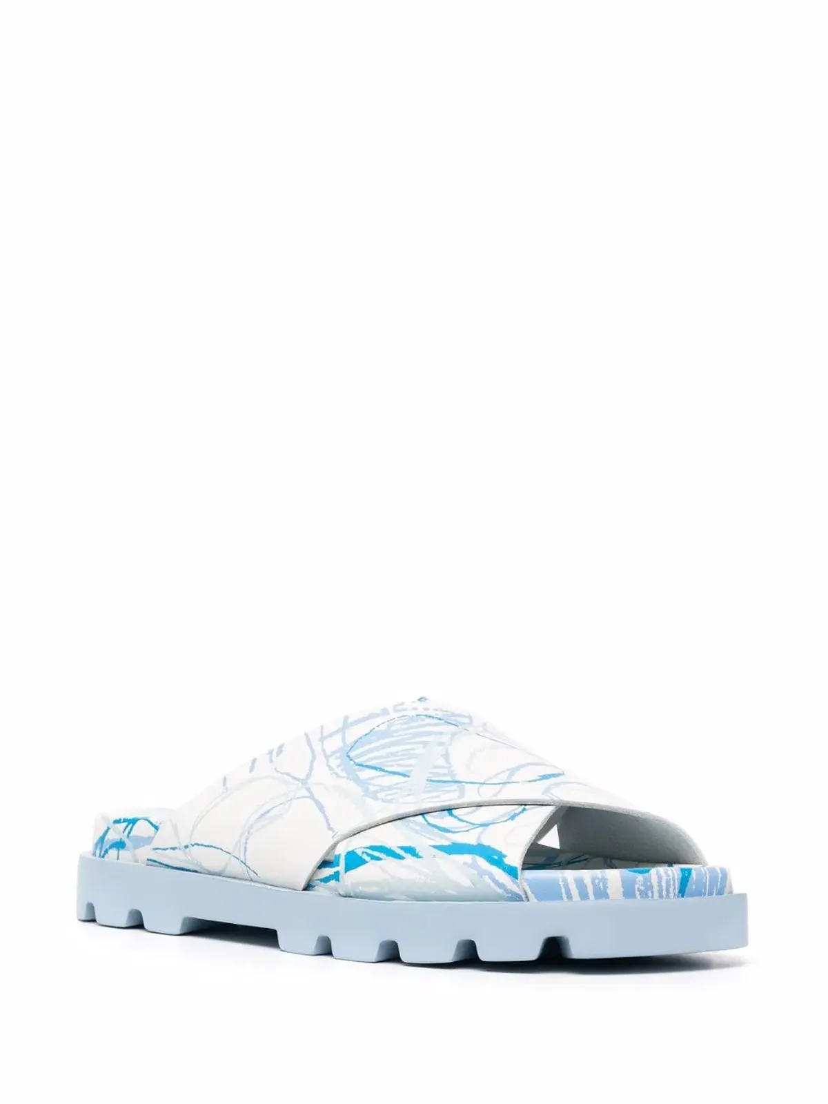 Camper Brutus アブストラクトプリント サンダル - 画像2