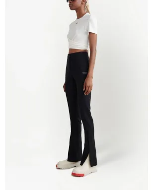 Off-White ハイウエスト テーラードパンツ - ブラック - サムネイル3