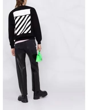 Off-White 斜めストライプ プリント スウェット - サムネイル2