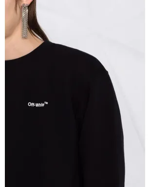 Off-White 斜めストライプ プリント スウェット - サムネイル3