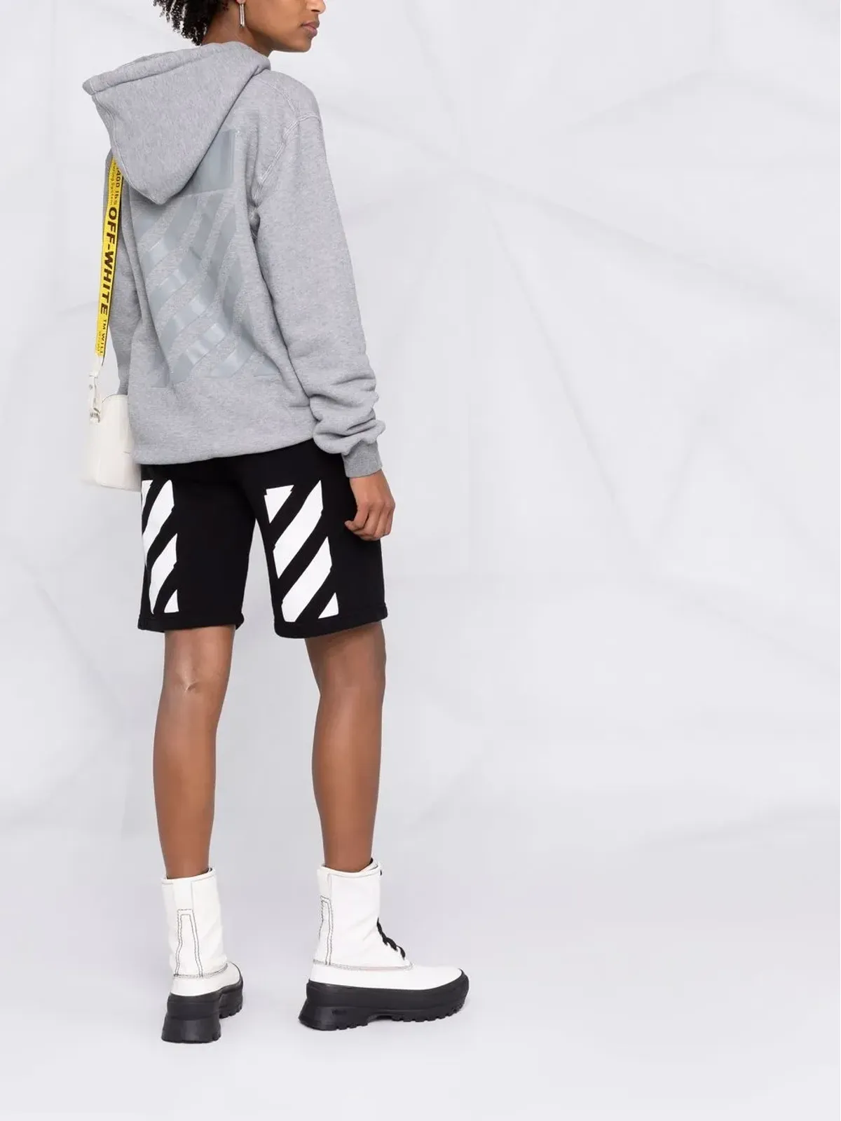 Off-White Diag-print パーカー - 画像4