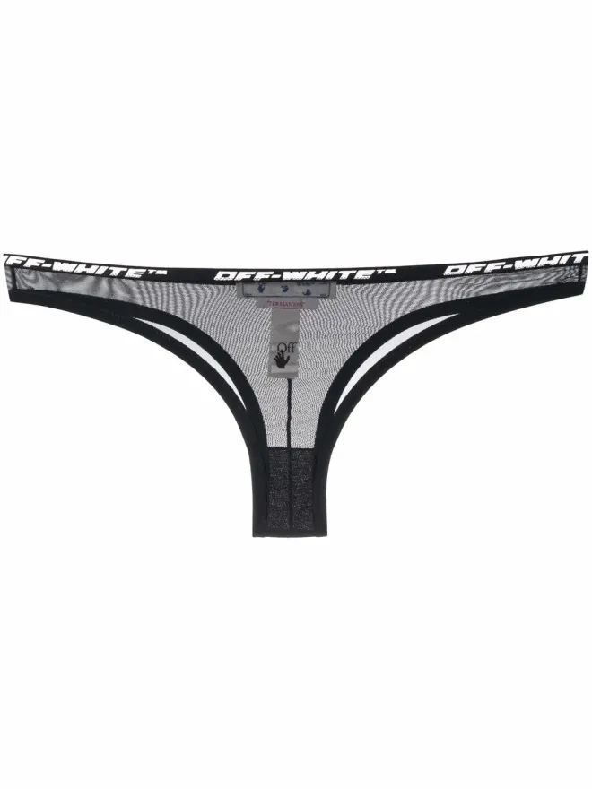 OFF-WHITE Off-White ロゴプリント Tバックの商品画像
