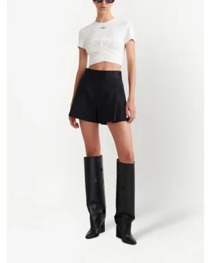 Off-White テーラードAラインショーツ - ブラック - サムネイル2