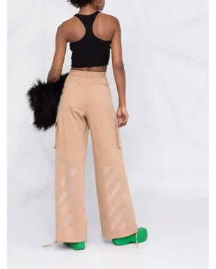 Off-White Diag-stripeプリント カーゴパンツ - サムネイル4
