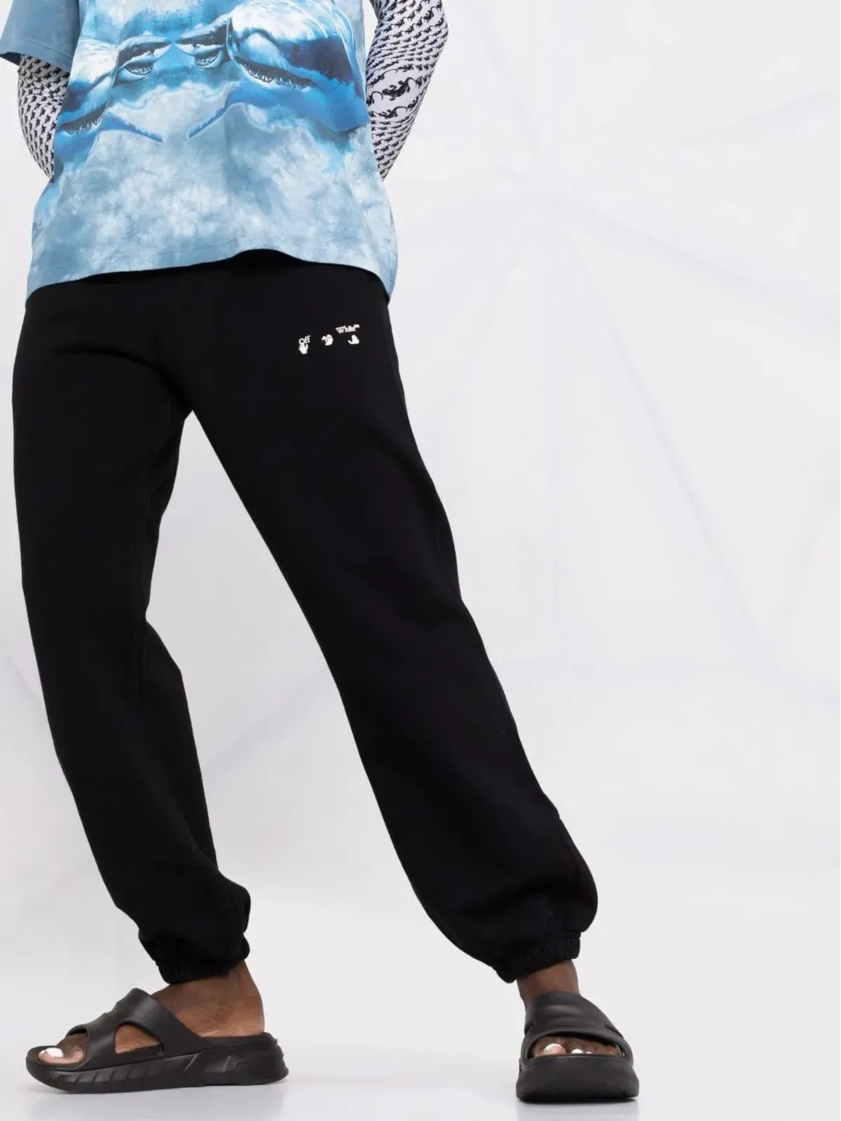 Off-White スイミングマン トラックパンツ - 画像4