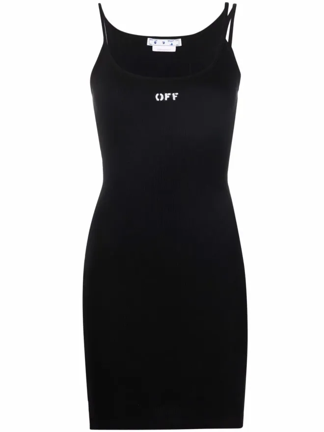OFF-WHITE Off-White Off-Stamp リブドレスの商品画像