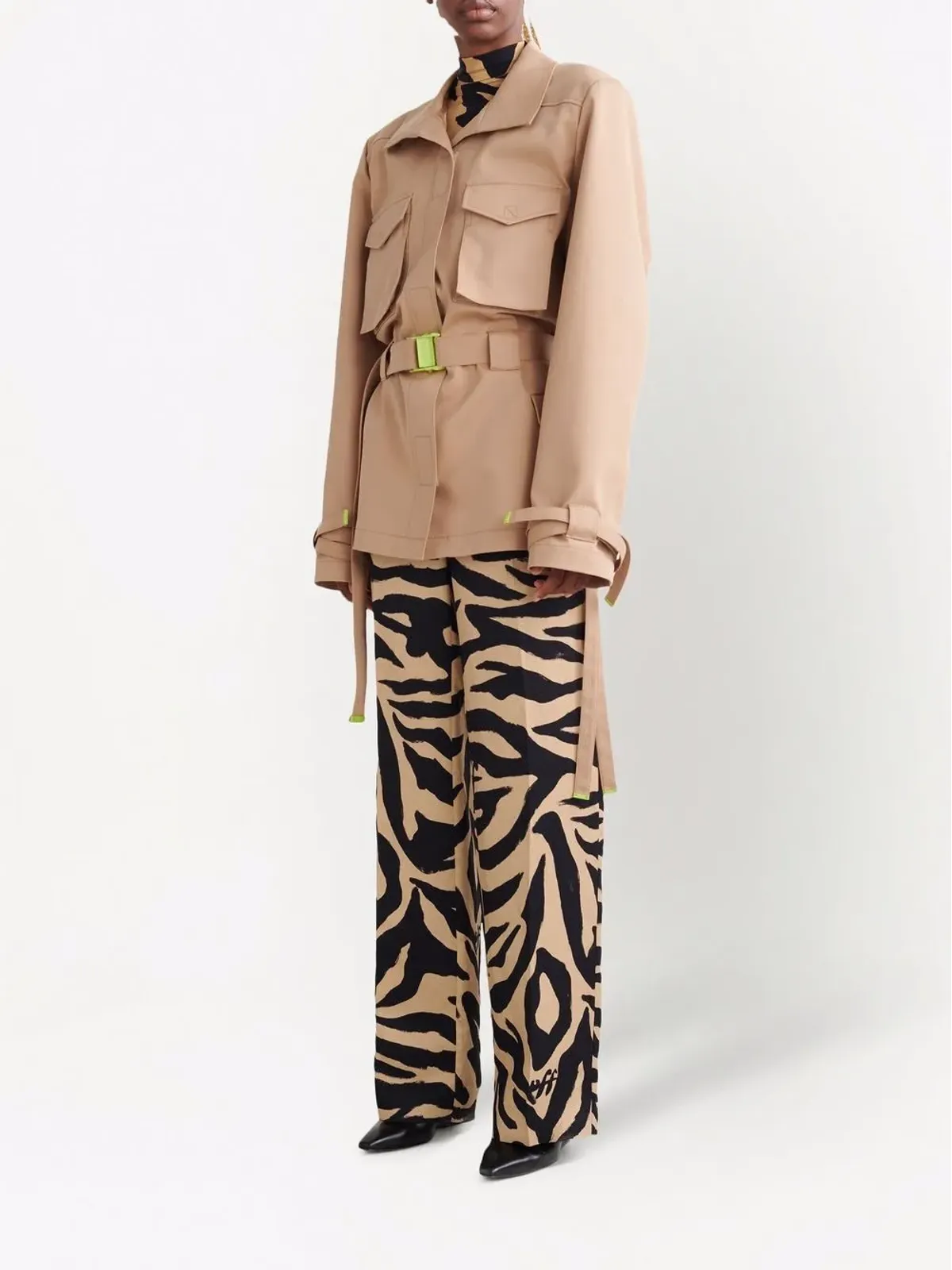 Off-White ギャバジン フィールドジャケット - 画像3