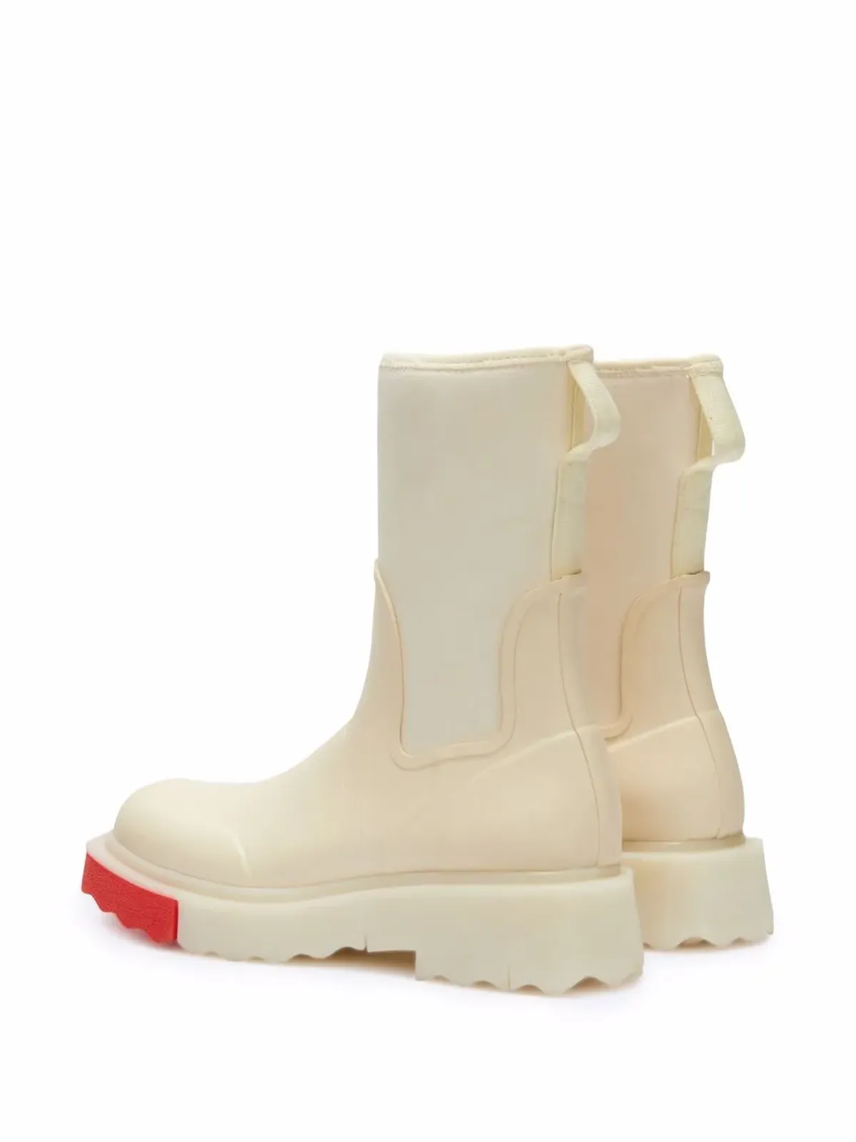 Off-White ロゴプリント レインブーツ - 画像3