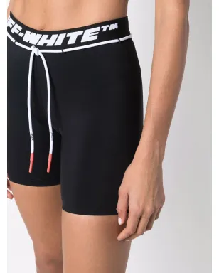 Off-White ロゴウエストバンド ランニングショーツ - サムネイル5