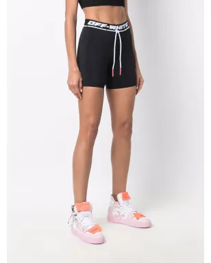 Off-White ロゴウエストバンド ランニングショーツ - サムネイル3