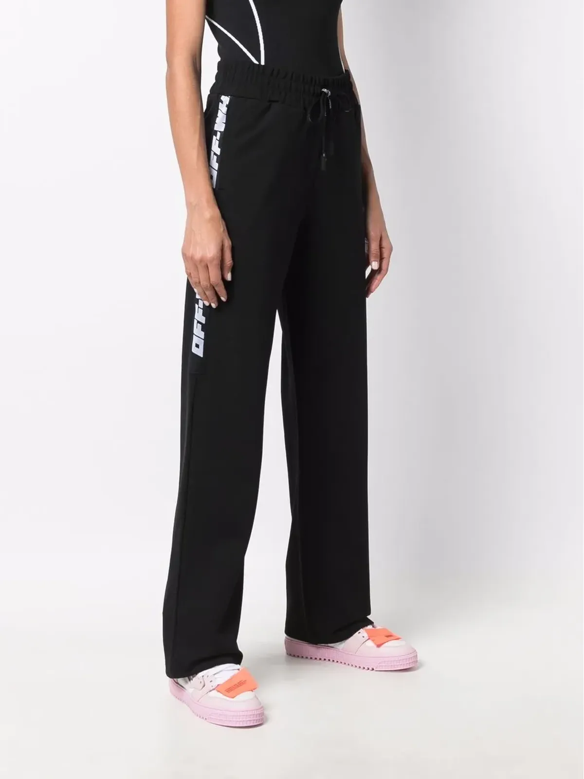 Off-White ロゴプリント トラックパンツ - 画像3