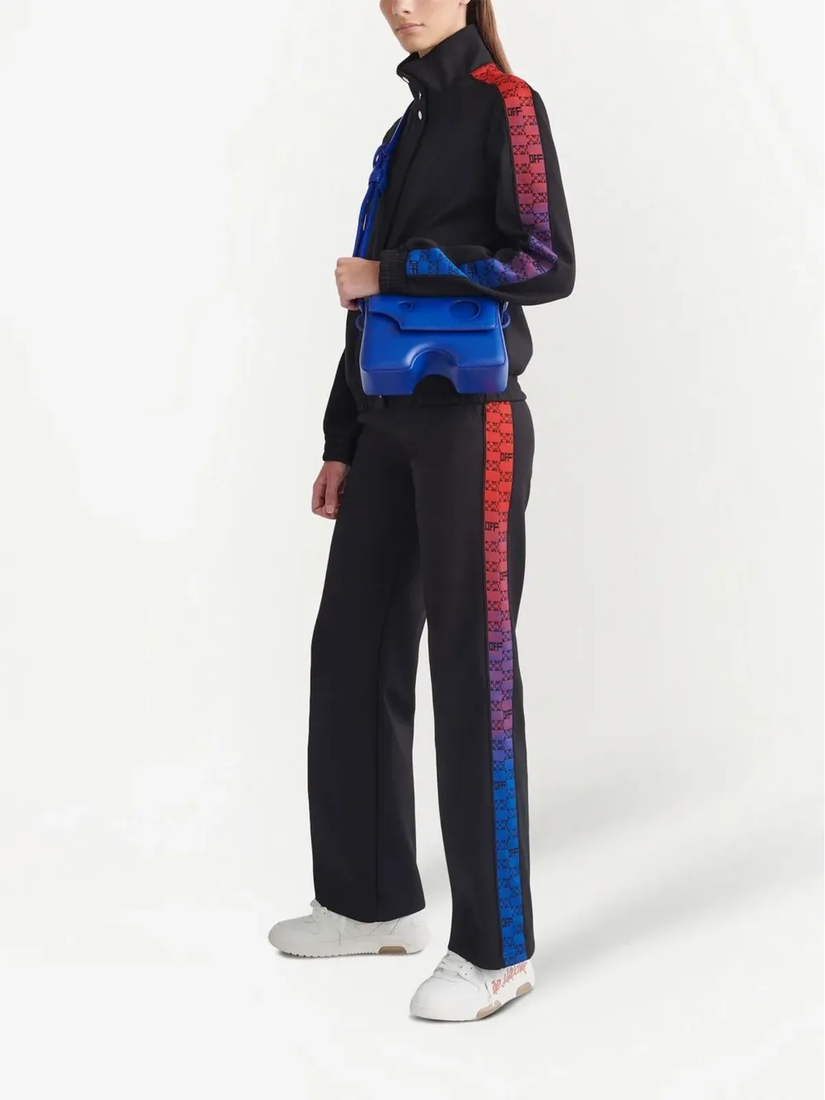 Off-White モノグラム・バンド トラックジャケット - 画像3