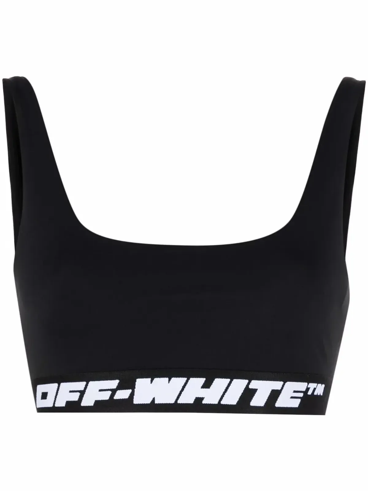 Off-White ロゴテープスポーツブラ - 画像1