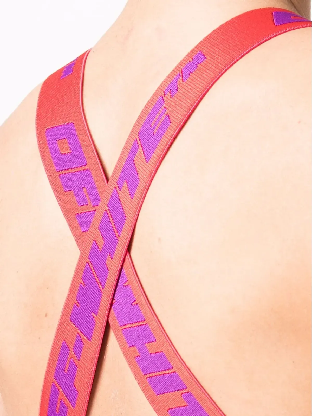Off-White ロゴトリム スポーツブラ - 画像5