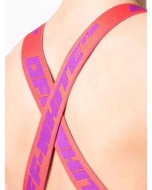 Off-White ロゴトリム スポーツブラ - サムネイル5
