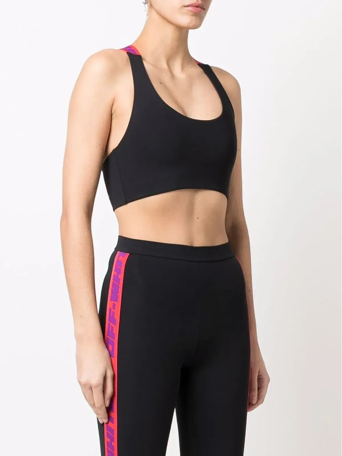 Off-White ロゴトリム スポーツブラ - 画像3