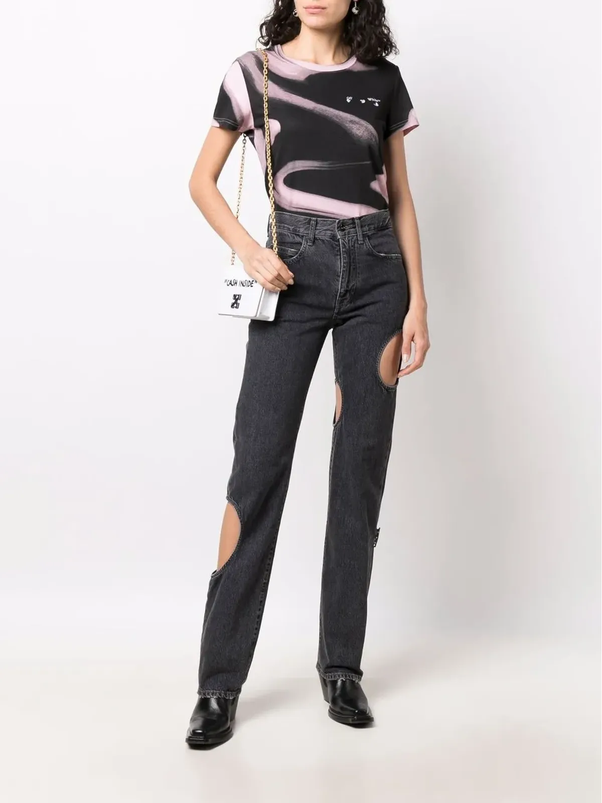 Off-White メテオ ストレートジーンズ - 画像2