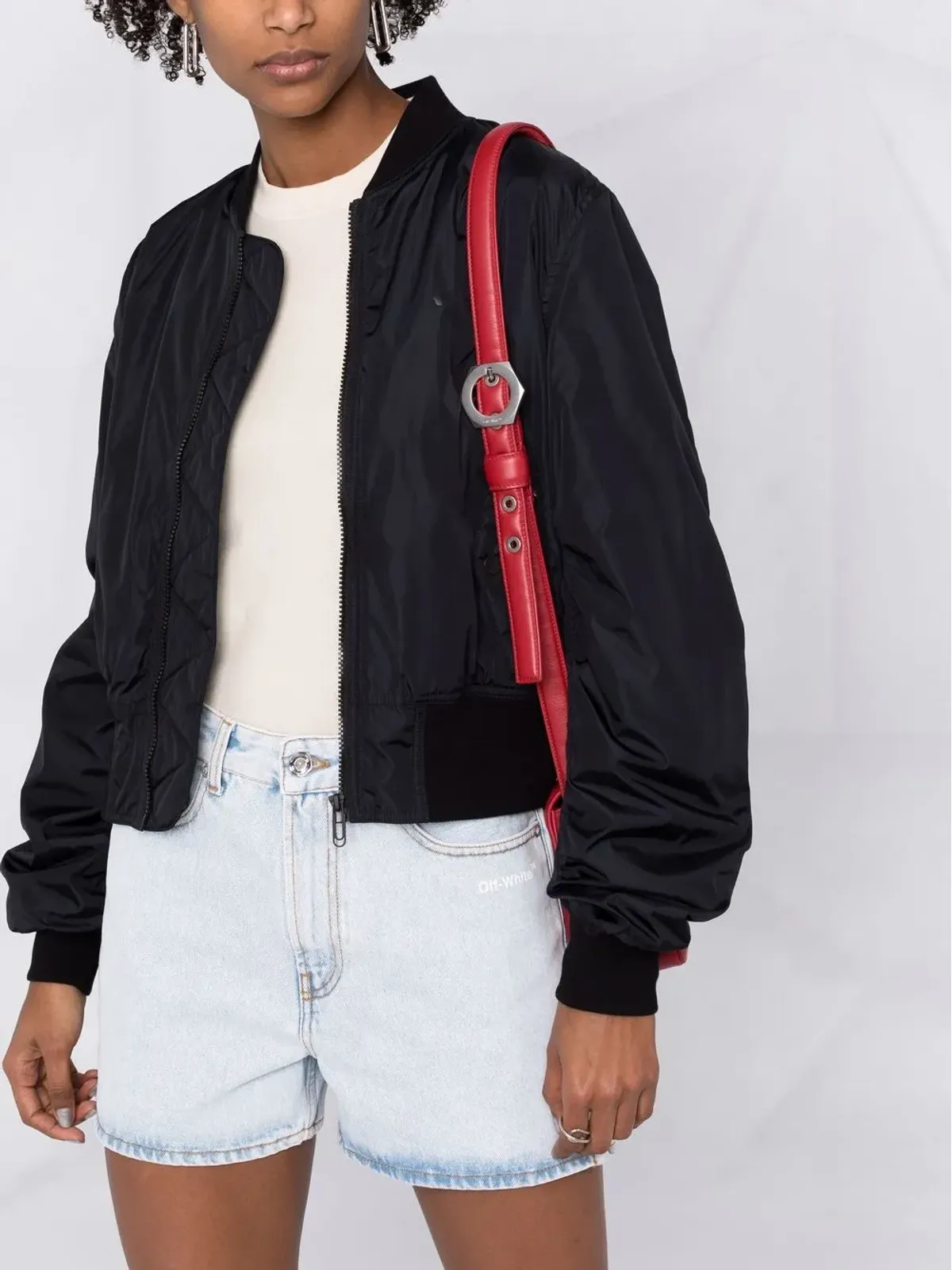 Off-White Diagプリント長袖Tシャツ - 画像5