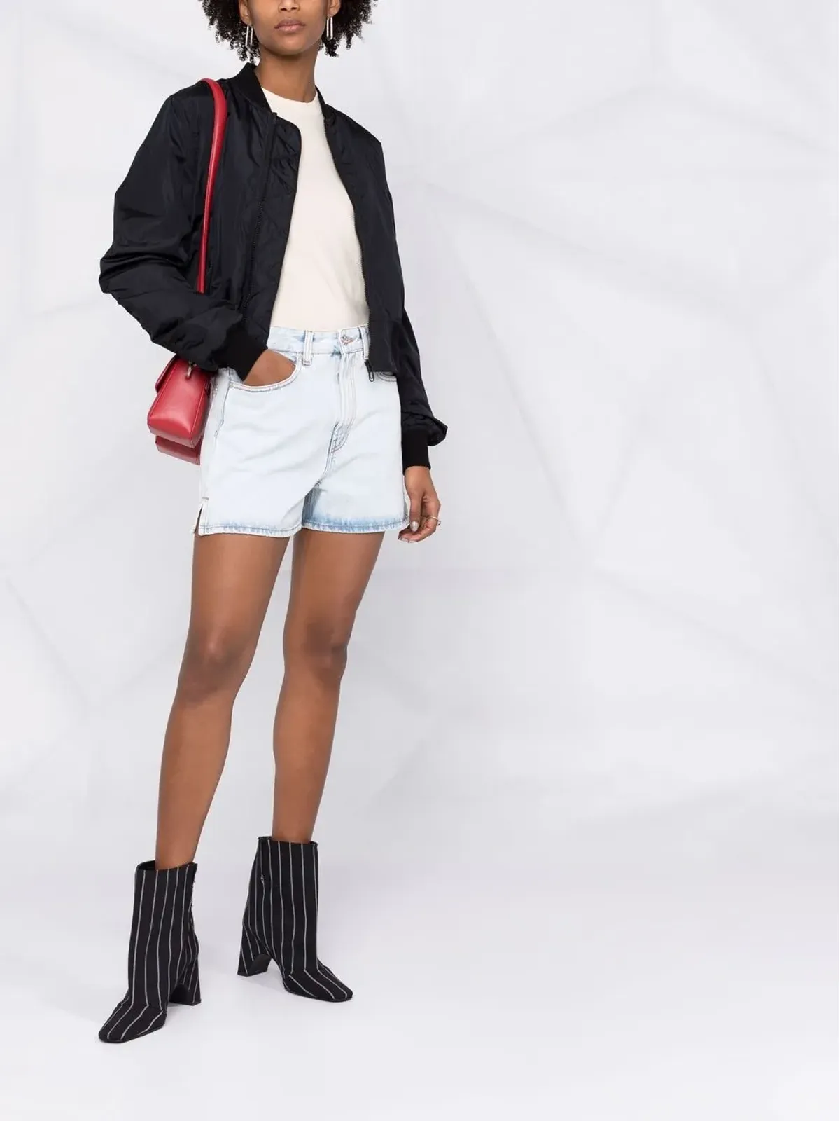 Off-White Diagプリント長袖Tシャツ - 画像2