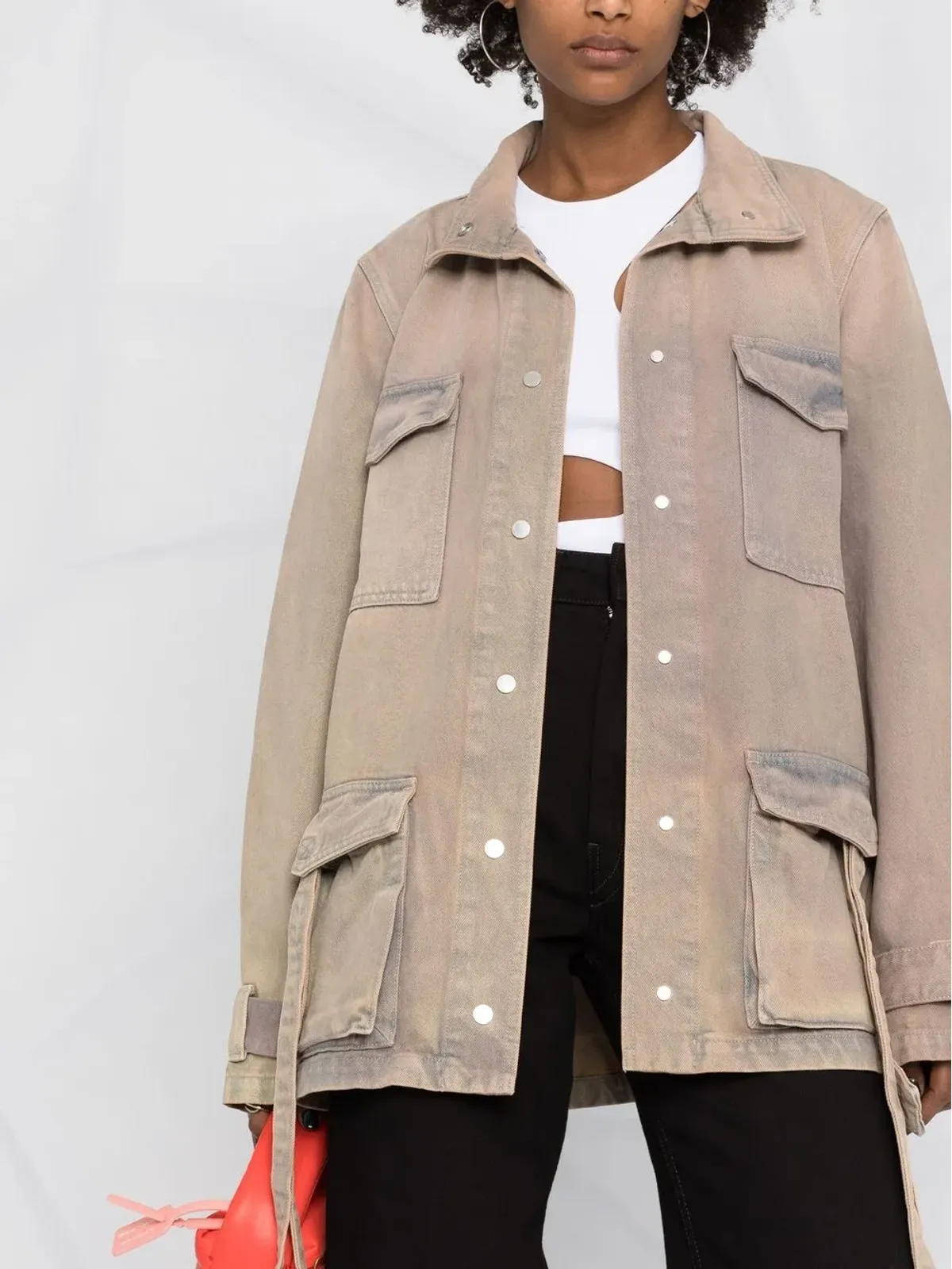 Off-White デニムフィールドジャケット - 画像5