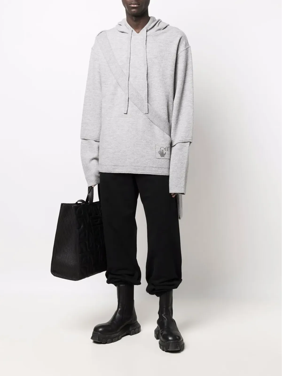 Off-White Easybreezy ロゴパッチ フーディ - 画像2