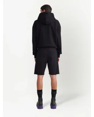 Off-White Helvetica logo track shorts - Black - サムネイル4