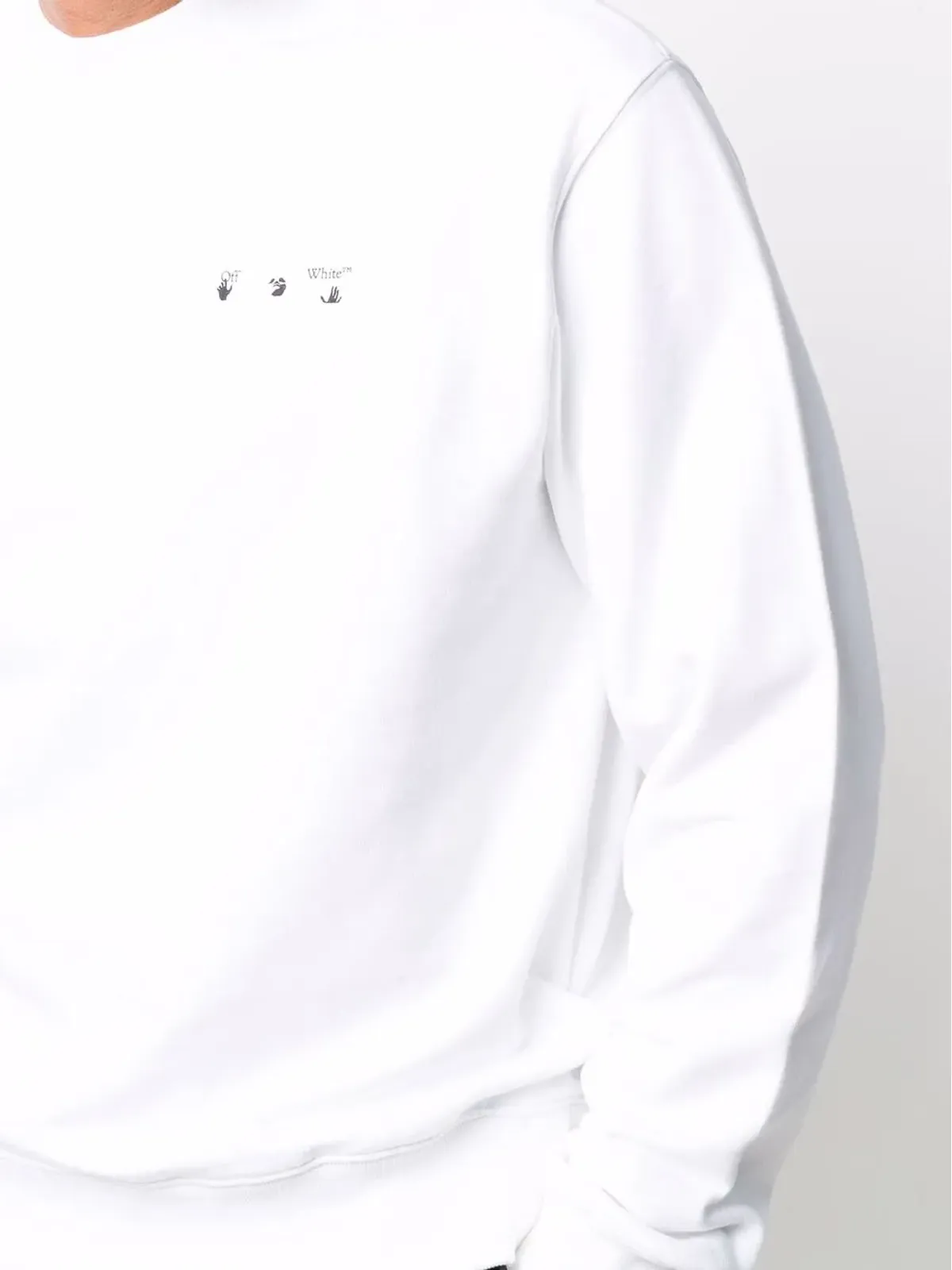 Off-White Caravaggio グラフィックプリント スウェットシャツ - 画像5