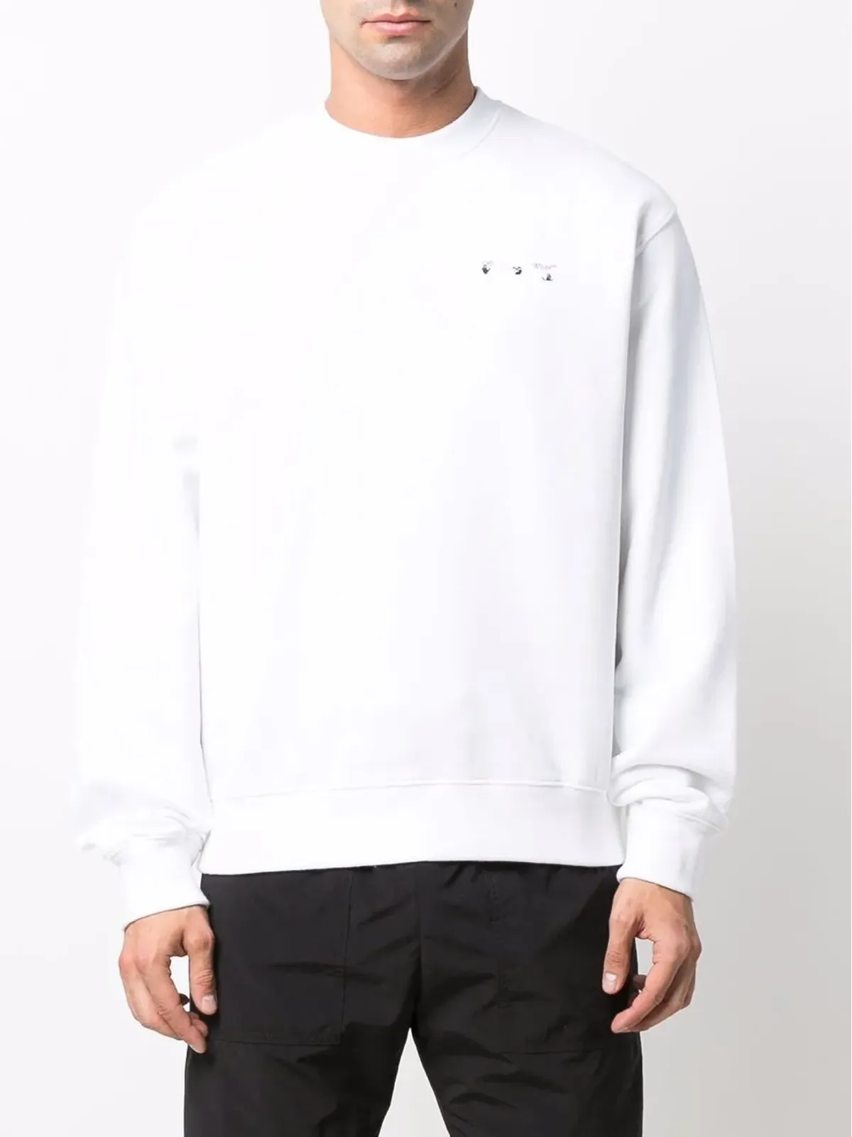 Off-White Caravaggio グラフィックプリント スウェットシャツ - 画像3