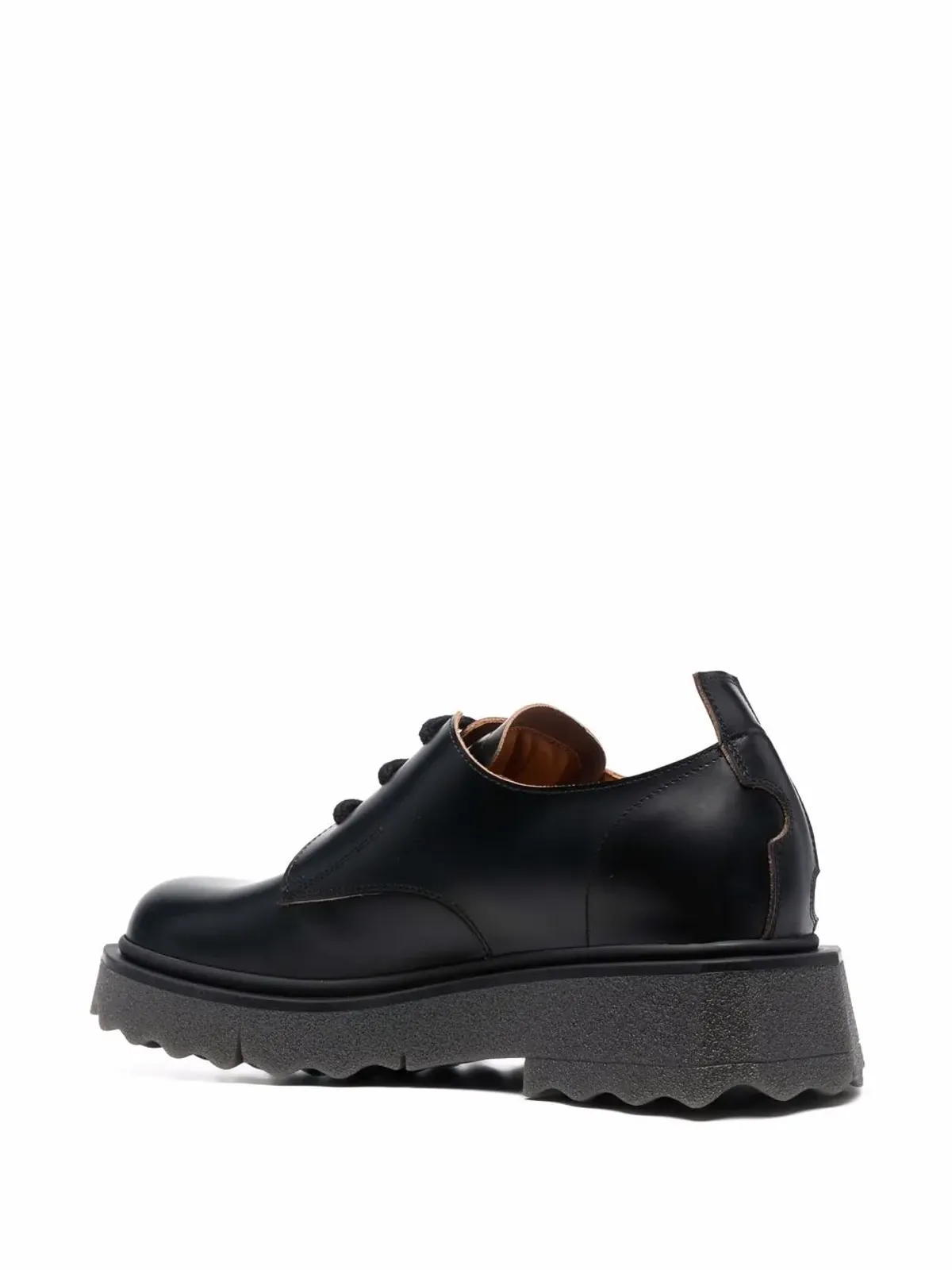 Off-White スポンジソール ダービーシューズ（ブラック） - 画像3