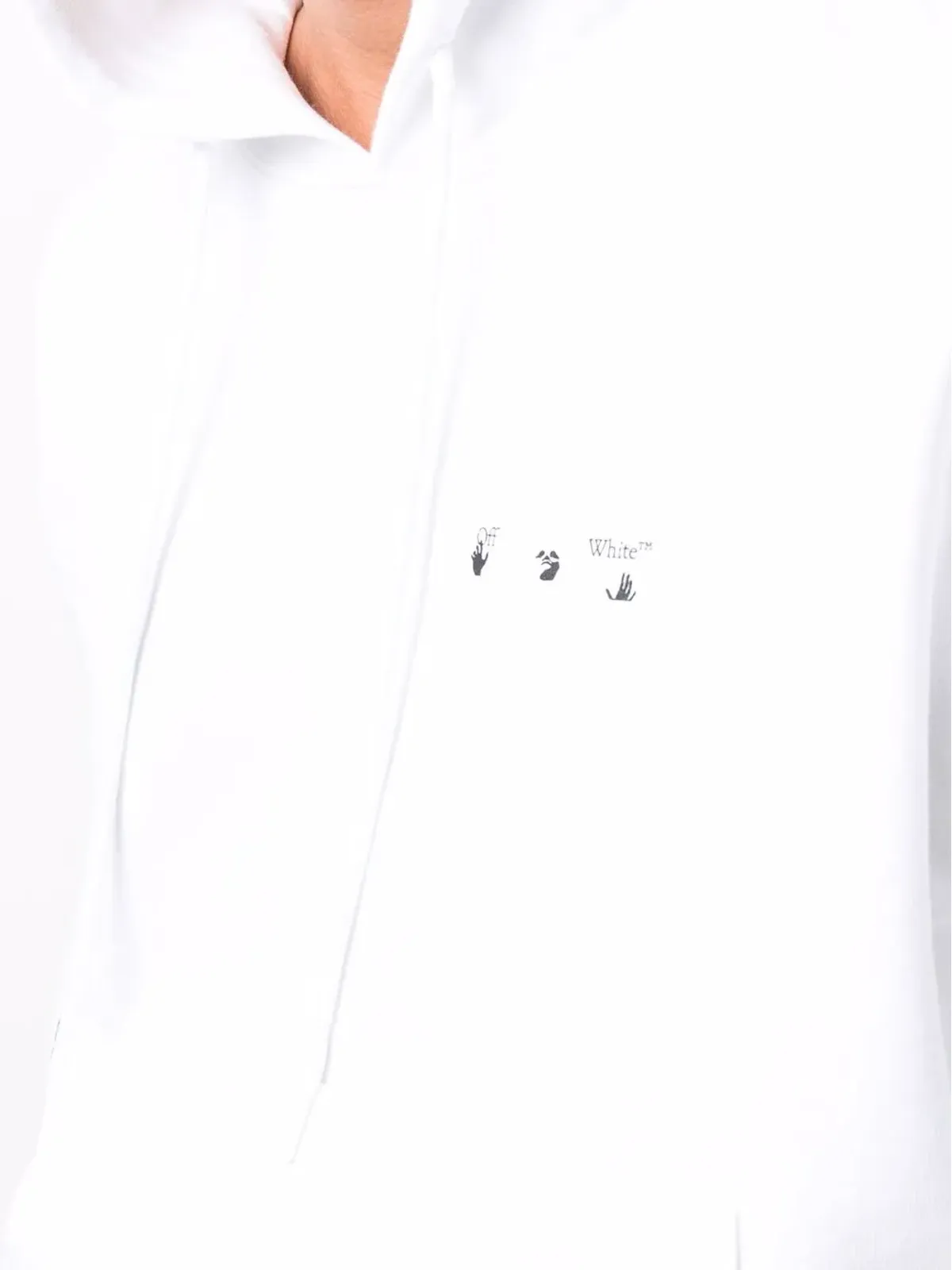 Off-White カラヴァッジョ ペイントオーバー フーディ - 画像5