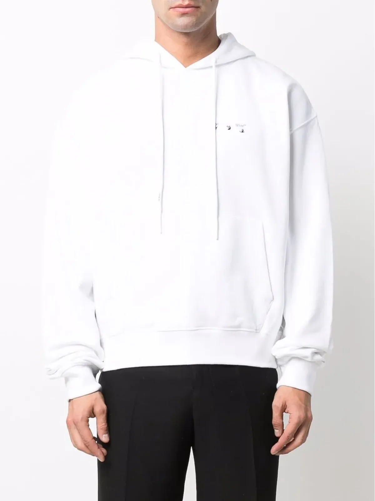 Off-White カラヴァッジョ ペイントオーバー フーディ - 画像3