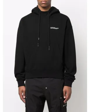 Off-White カラヴァッジョ・クラウンプリント・フーディ（ブラック） - サムネイル3