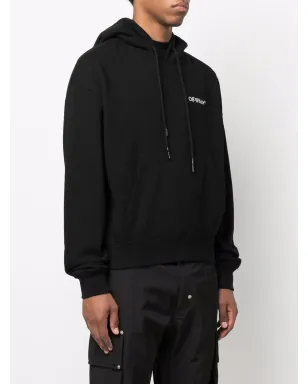 Off-White カラヴァッジョ・クラウンプリント・フーディ（ブラック） - サムネイル4