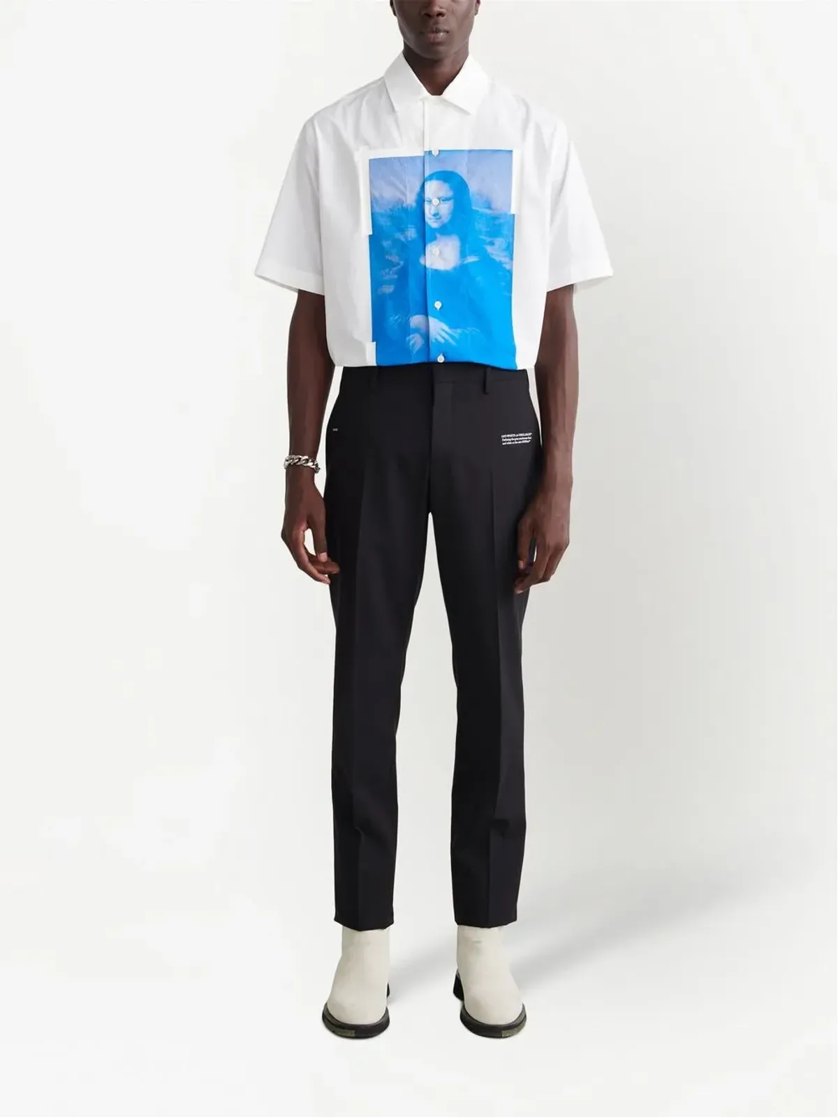 Off-White Corp テーラードパンツ ブラック - 画像2