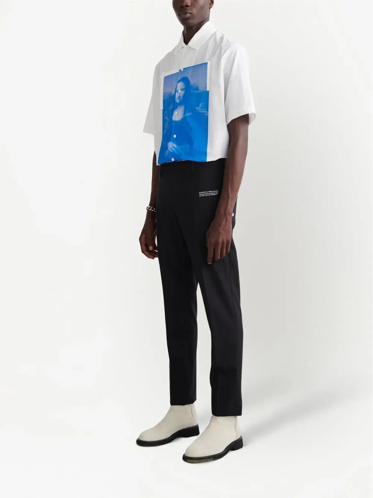 Off-White Corp テーラードパンツ ブラック - 画像3