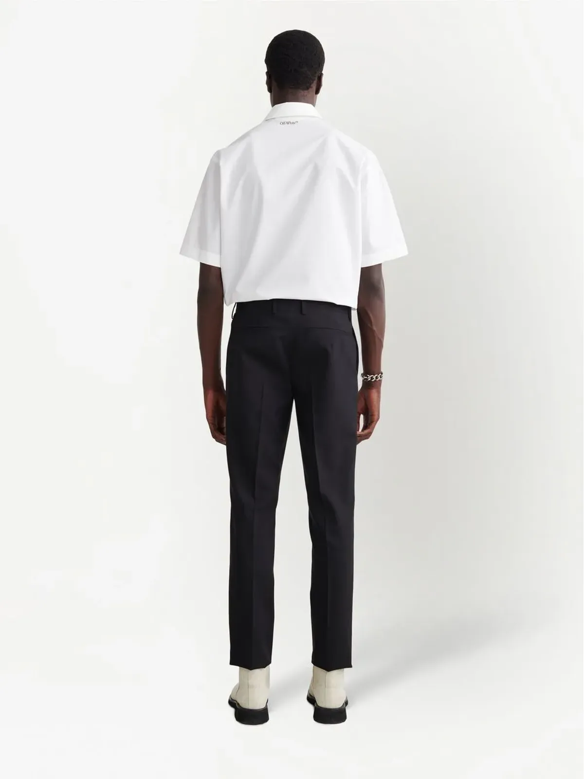 Off-White Corp テーラードパンツ ブラック - 画像4