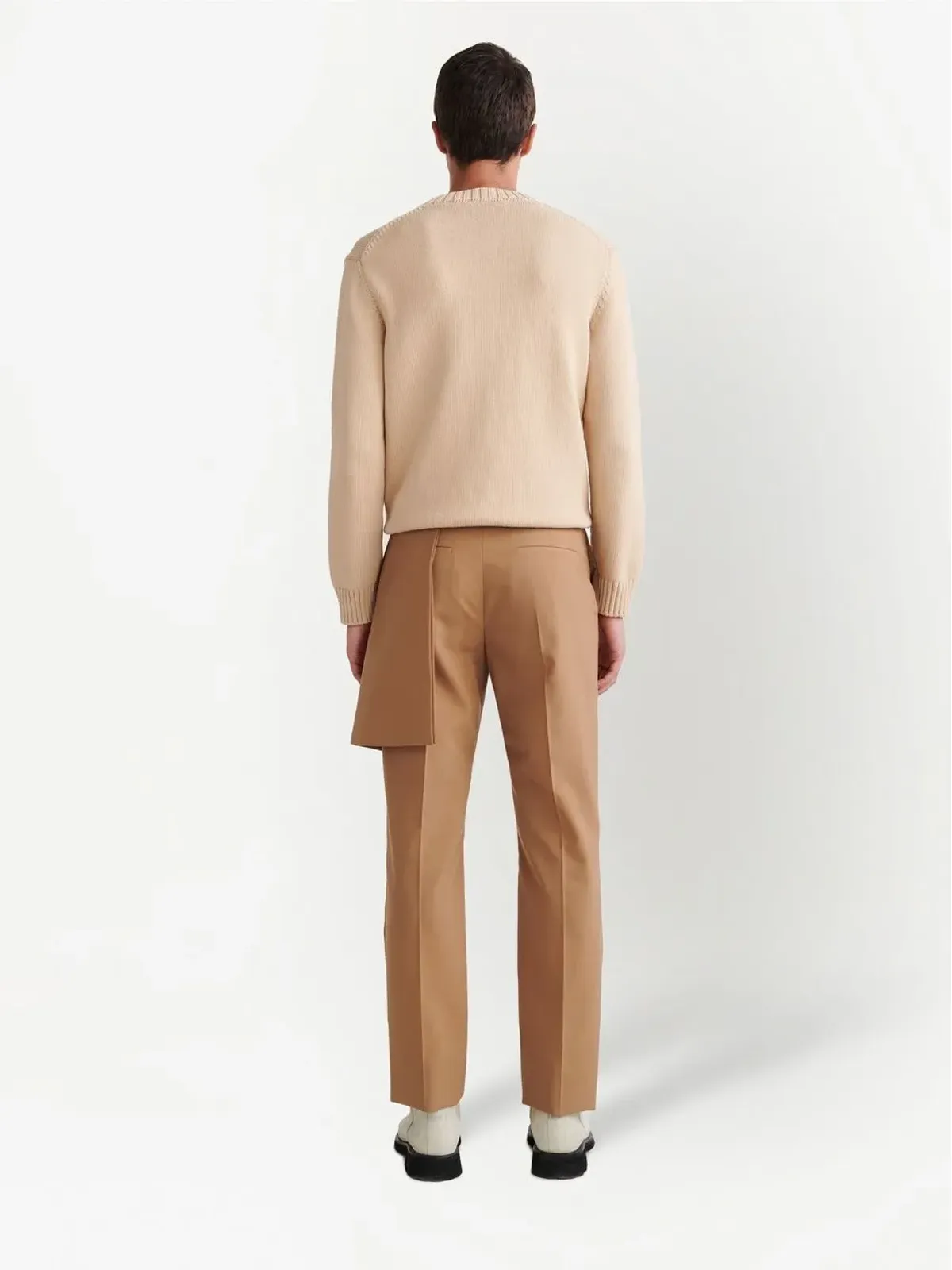 Off-White エプロンディテール テーラードパンツ - 画像4